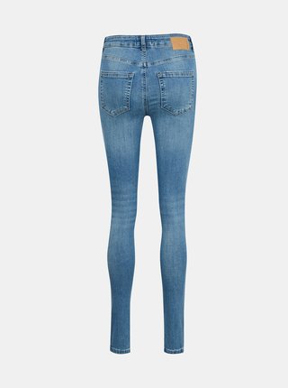 Světle modré skinny fit džíny Pieces Delly