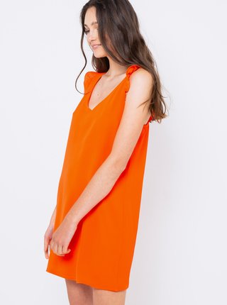 Oranžové šaty CAMAIEU