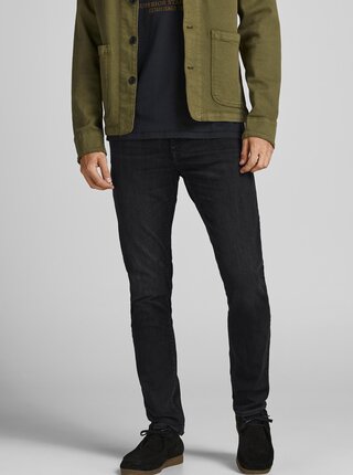 Černé slim fit džíny Jack & Jones Glenn