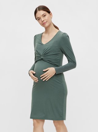 Zelené těhotenské/kojicí šaty Mama.licious Macy