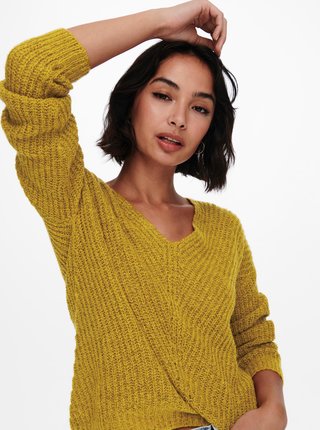 Žltý sveter Jacqueline de Yong New Megan
