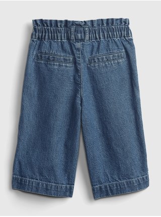 Modré holčičí dětské džíny crop-paper Washwell GAP