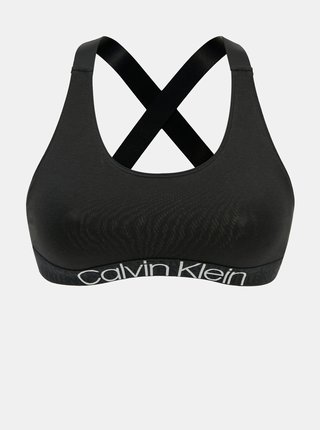 Černá podprsenka Unlined Bralette Calvin Klein Underwear