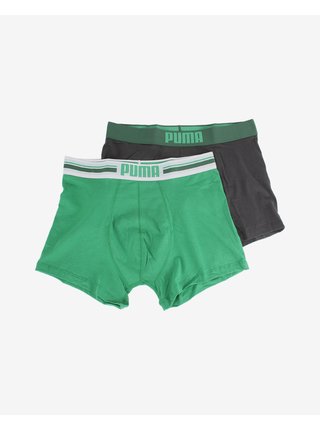 Boxerky pre mužov Puma - čierna, zelená
