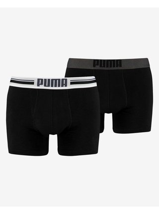 Sada dvou pánských boxerek v černé barvě Puma