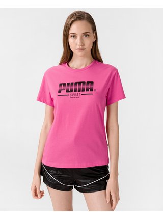 Tričká s krátkym rukávom pre ženy Puma - ružová
