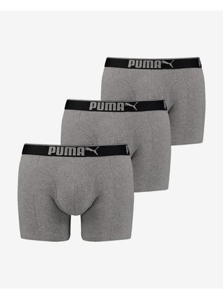 Boxerky pre mužov Puma - sivá
