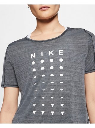 Tričká s krátkym rukávom pre ženy Nike - sivá