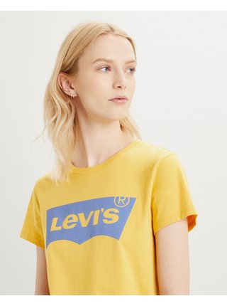 Tričká s krátkym rukávom pre ženy Levi's® - žltá