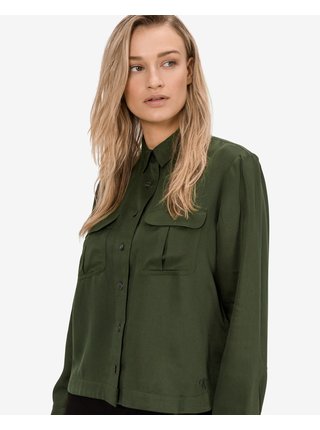 Zelená dámská košile Calvin Klein Jeans Utility