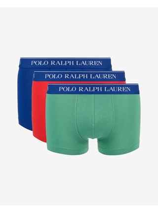 Boxerky pre mužov POLO Ralph Lauren - modrá, zelená, červená