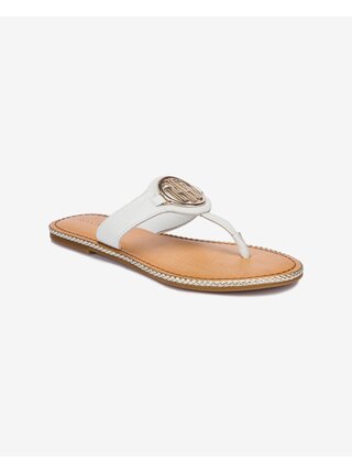 Papuče, žabky pre ženy Tommy Hilfiger - biela