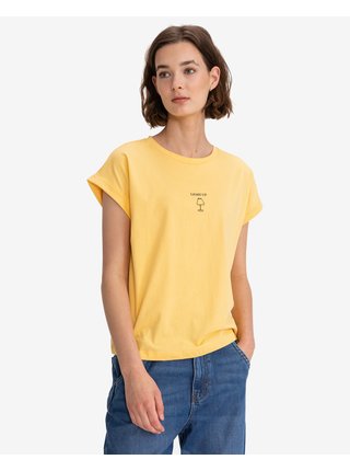 Tričká s krátkym rukávom pre ženy VERO MODA - žltá