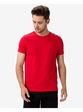 Tričká s krátkym rukávom pre mužov Tommy Hilfiger - červená