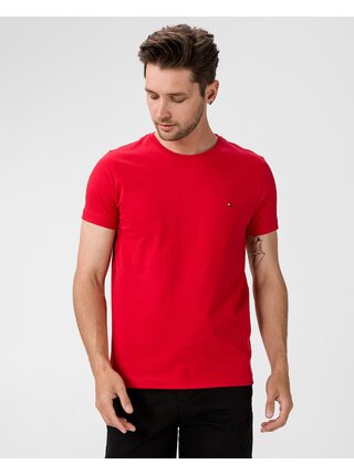 Tričká s krátkym rukávom pre mužov Tommy Hilfiger - červená
