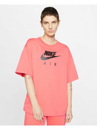 Tričká s krátkym rukávom pre ženy Nike - červená