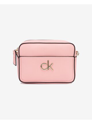 Růžová dámská cross body kabelka Calvin Klein