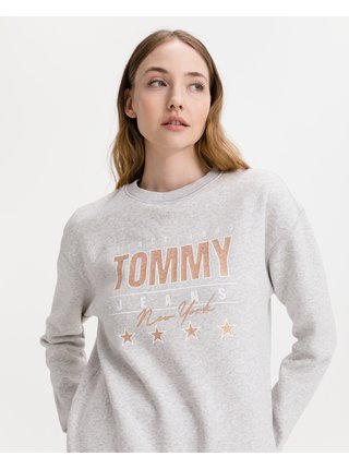 Mikiny pre ženy Tommy Jeans - sivá