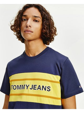 TJM Stripe Colorblock Tee Triko Tommy Jeans