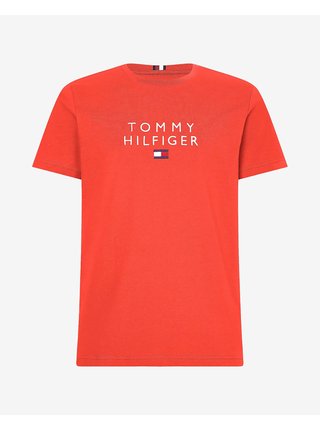 Tričká s krátkym rukávom pre mužov Tommy Hilfiger - oranžová