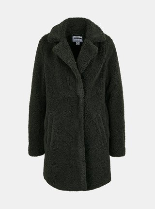 Tmavozelený zimný kabát Noisy May Gabi