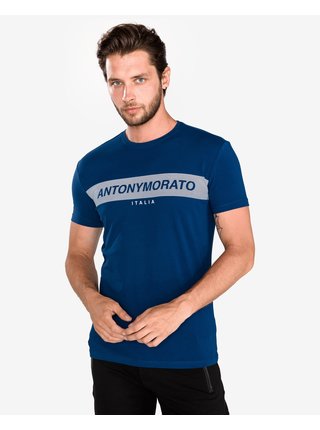 Tričká s krátkym rukávom pre mužov Antony Morato - modrá