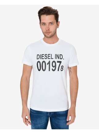 Bílé pánské tričko Diesel Diego