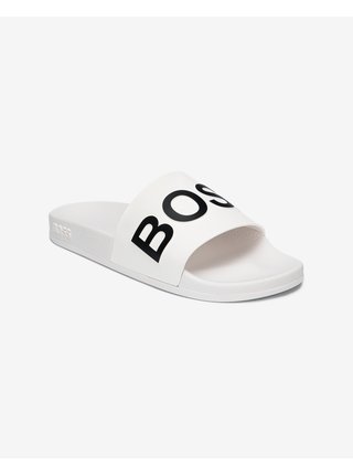Bílé pánské pantofle BOSS Bay