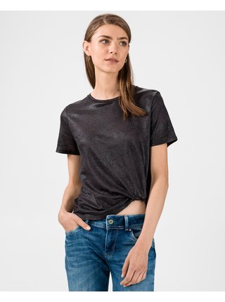 Tričká s krátkym rukávom pre ženy Pepe Jeans - sivá