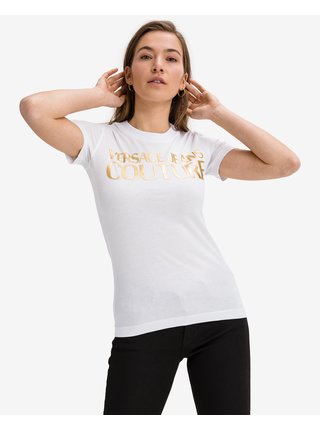 Tričká s krátkym rukávom pre ženy Versace Jeans Couture - biela