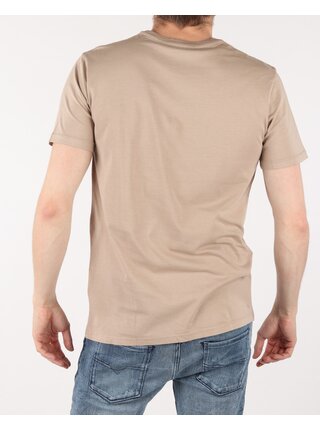 Tričká s krátkym rukávom pre mužov Trussardi Jeans - béžová