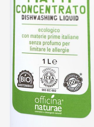 Officina Naturae Extra koncentrovaný gel na nádobí - bez parfemace (1 l)