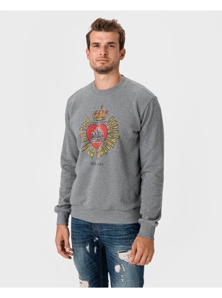 Mikiny bez kapuce pre mužov Dolce & Gabbana - sivá