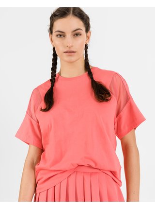 Tričká s krátkym rukávom pre ženy adidas Originals - ružová, oranžová