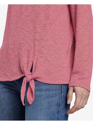 Tričká s dlhým rukávom pre ženy Tom Tailor - ružová