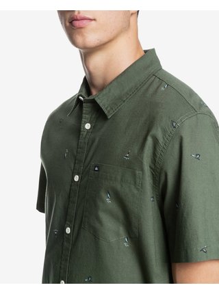 Zelená pánská košile Quiksilver Yacht Rock