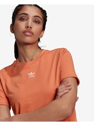 Tričká s krátkym rukávom pre ženy adidas Originals - oranžová