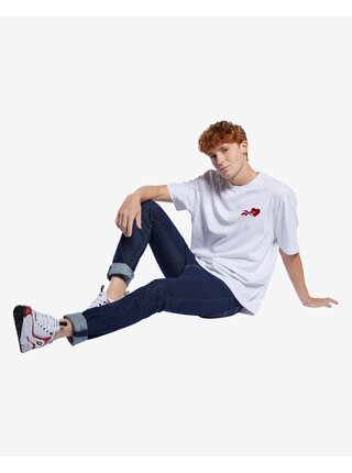 Tričká s krátkym rukávom pre mužov Reebok Classic - biela