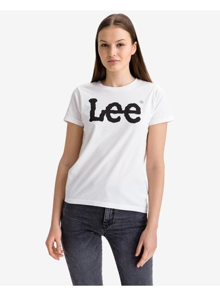 Tričká s krátkym rukávom pre ženy Lee - biela