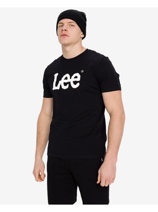 Černé pánské tričko s potiskem Lee