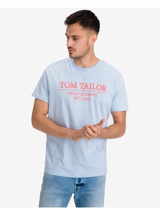 Tričká s krátkym rukávom pre mužov Tom Tailor - modrá