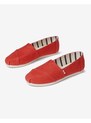 Espadrilky, slip on pre ženy TOMS - červená