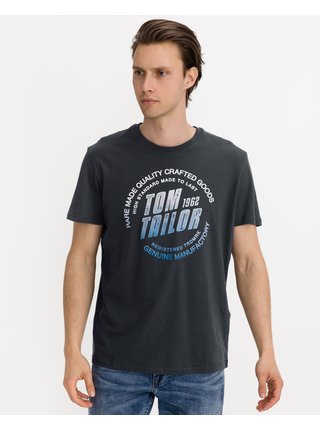 Tričká s krátkym rukávom pre mužov Tom Tailor - sivá