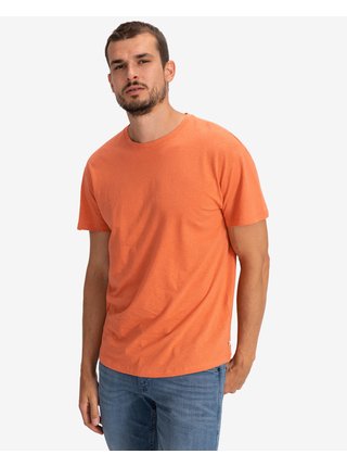 Tričká s krátkym rukávom pre mužov Tom Tailor Denim - oranžová