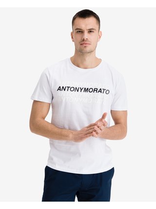 Tričká s krátkym rukávom pre mužov Antony Morato - biela