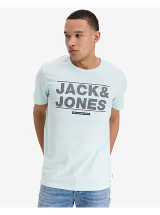 Tričká s krátkym rukávom pre mužov Jack & Jones - modrá