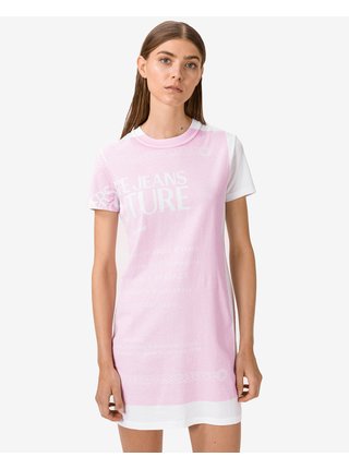 Šaty na denné nosenie pre ženy Versace Jeans Couture - ružová, béžová