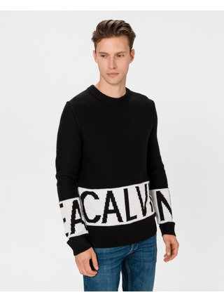 Svetre pre mužov Calvin Klein - čierna