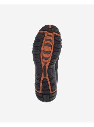 Černé pánské kožené outdoorové tenisky Merrell Alverstone