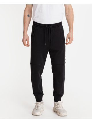 Čierne pánske tepláky Calvin Klein Jeans Mirror Logo